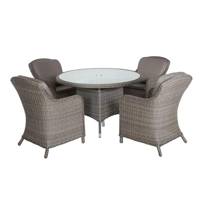 Paris 4 Seater Dining Imperial Set