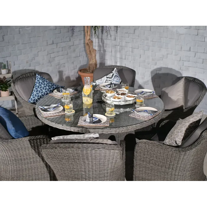 Paris 6 Seater Carver Dining Set