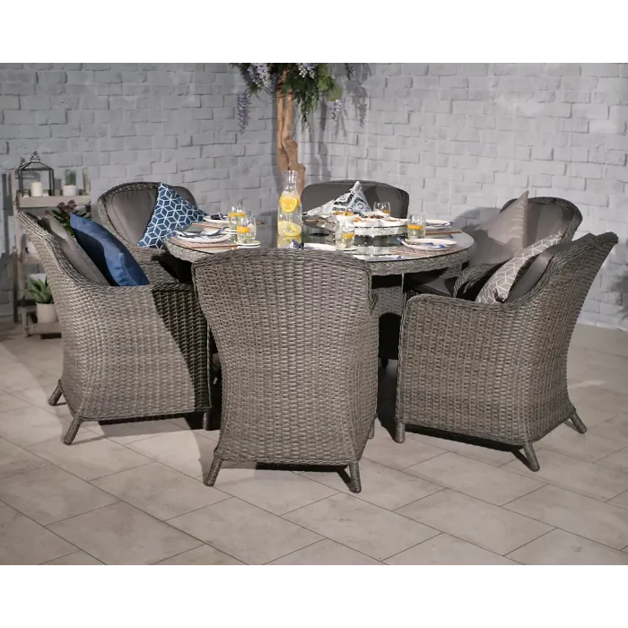 Paris 6 Seater Carver Dining Set