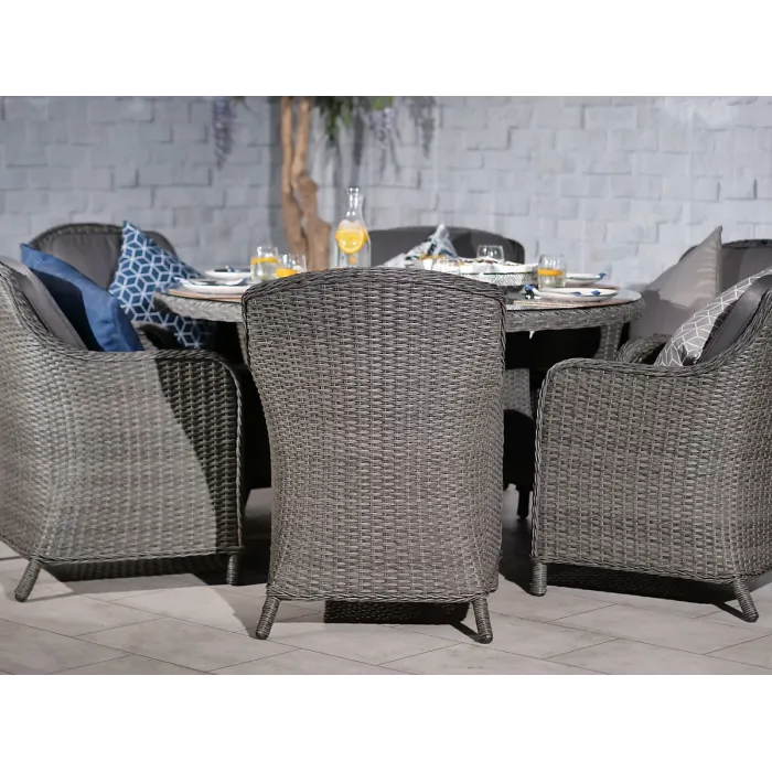 Paris 6 Seater Carver Dining Set