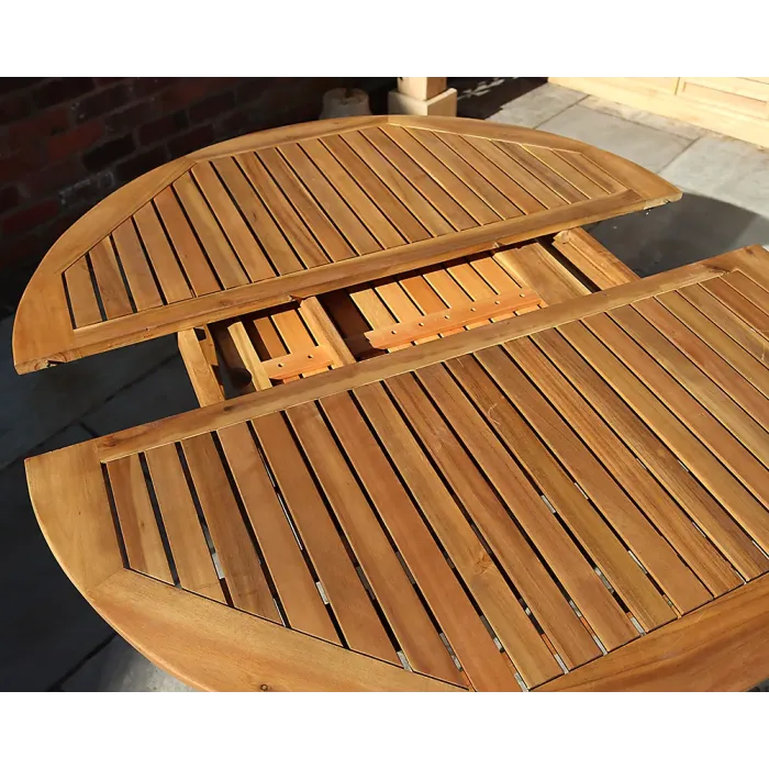 FSC TURNBURY 6 Seater Manhattan Extending Dining Set with 6 Manhattan Reclining Armchairs