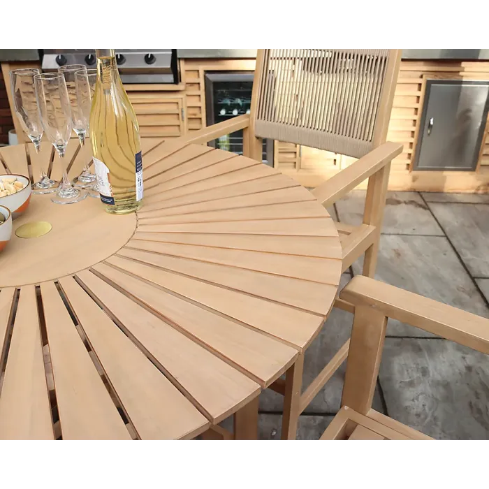 Roma 4 Seat Rope Bar Set with High Chairs