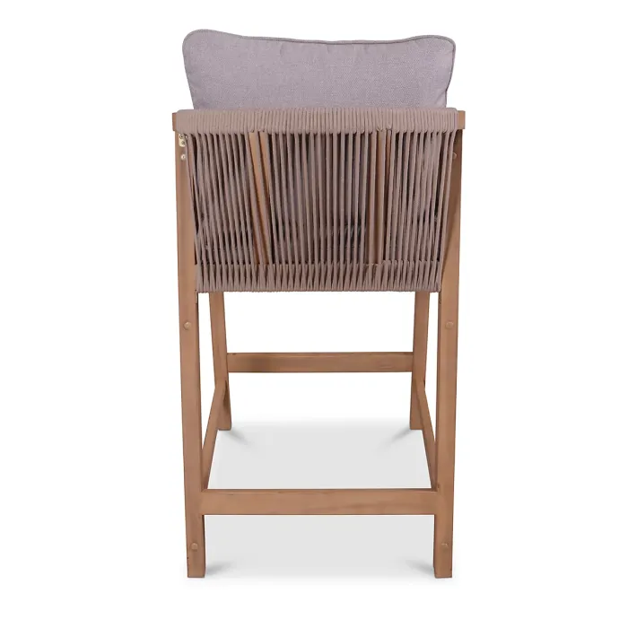 Roma 4 Seat Rope Bar Set with Deluxe Chairs