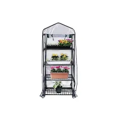 Premium 4 Tier Mini Greenhouse - W 51 x D 45 x H 130 cm