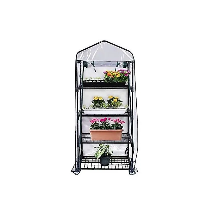 Premium 4 Tier Mini Greenhouse - W 51 x D 45 x H 130 cm