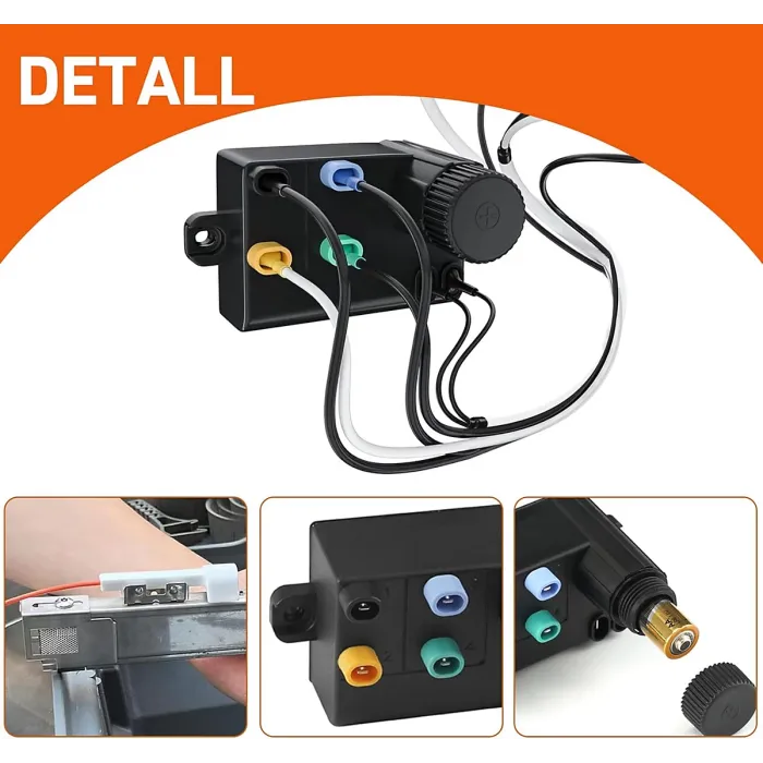 7643 Piezo Igniter Gas Grill Electronic Igniter Replacement Kit for Weber Spirit 220 320 Front Panel Mounted