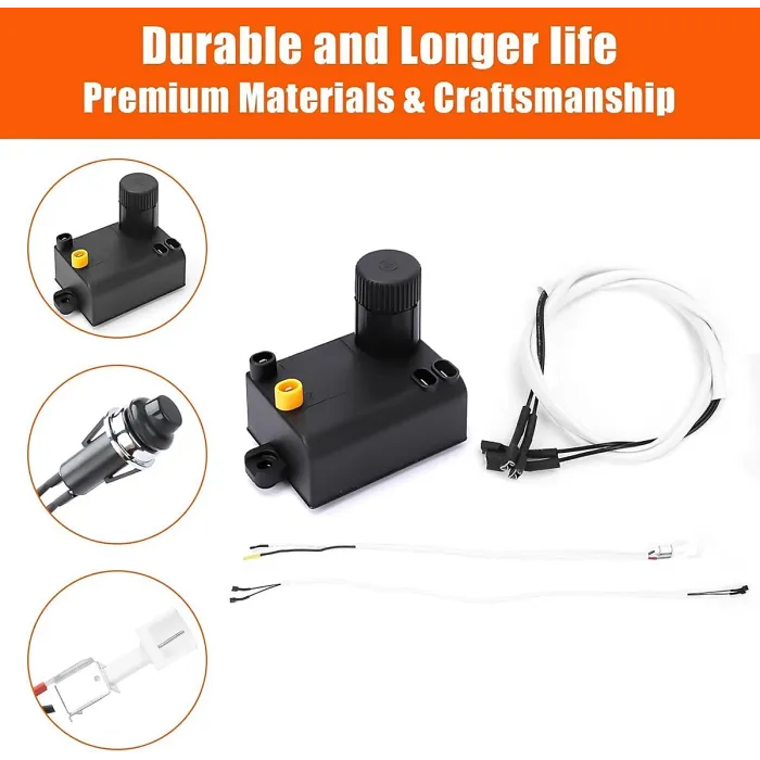 7642 Grill Ignition Knob for Weber Spirit E S 210 Spirit E SP 310 Grill with Front Control 69850