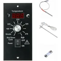 Digital Thermostat Control Panel Kit Grill Accessories for Raeger BAC236 Pellet Grills