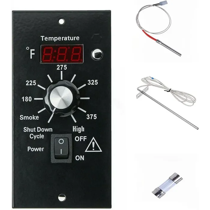 Digital Thermostat Control Panel Kit Grill Accessories for Raeger BAC236 Pellet Grills