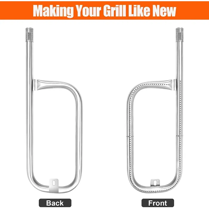 60040 17.3inch Burner Tube Accessory for Weber Q100 Series Q100 Q120 Q1000 Q1200 Grill Model 50060001 51010001