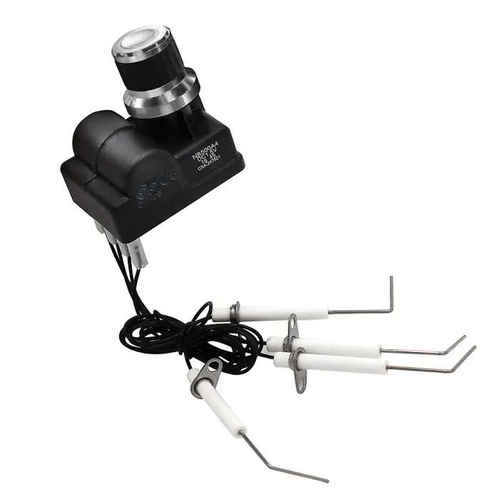 Grill Ignition Kit Four Outlets with Spark Plug with Wire Four Electrodes Electronic ignition switch