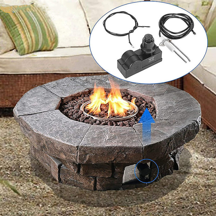 AAA Battery Igniter Kit Push Button Igniter with Spark Wire Spark Ignition Kit