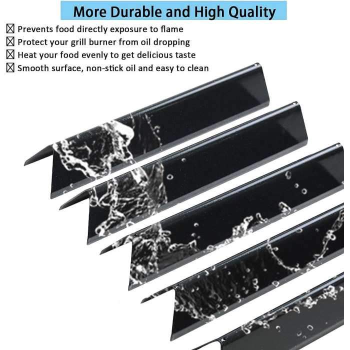 38.9cm Flavorizer Bars for Weber Spirit I II E310 E320 E330 S310 S320 7636 Gas Griddle Grills Accessories