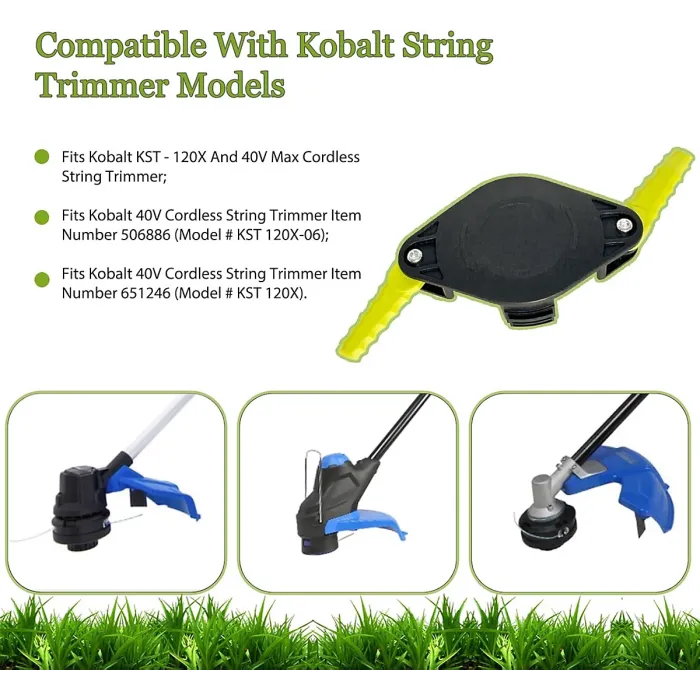 Nine piece set Ryobi RAC155 double serrated blade head1PCS OLT1825M OLT1831H OLT1832 RLT2925 RY18LT23A 8 blades
