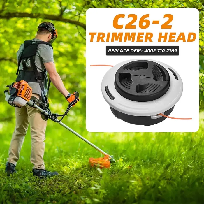 1PCS ERGIT Trimmer Head Replacment Stihl Weed Eater Head Autocut C26-2 for FS55 FS55R FS56RC FS70R FS70RC FS91R wait