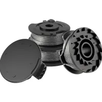 5 Pcs FA9 Line Spool Cover Set Spool Head Kit For Bosch F016800569 F016800385 Grass Trimmer Lawn Mower Accessories