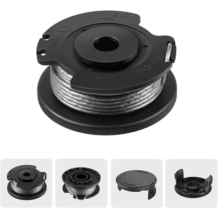 5 Pcs FA9 Line Spool Cover Set Spool Head Kit For Bosch F016800569 F016800385 Grass Trimmer Lawn Mower Accessories