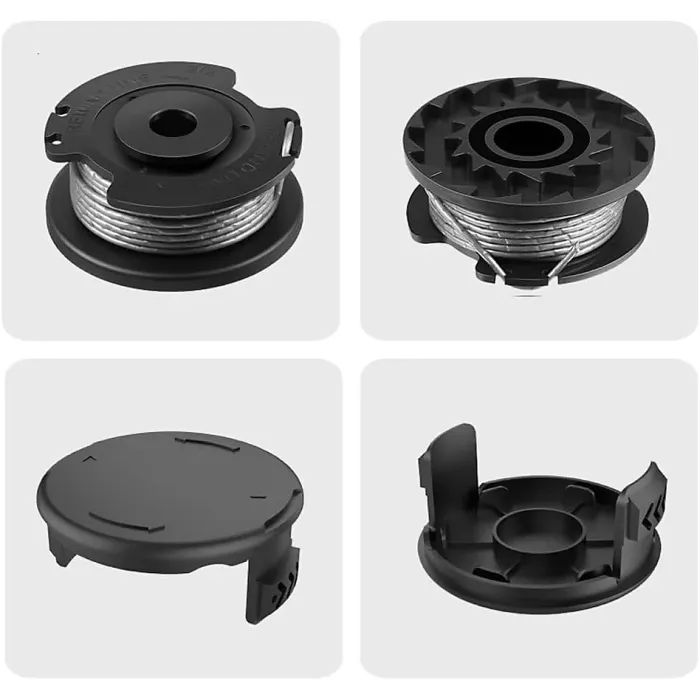 5 Pcs FA9 Line Spool Cover Set Spool Head Kit For Bosch F016800569 F016800385 Grass Trimmer Lawn Mower Accessories