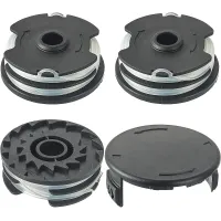 4PCS EPLZON Replacement Spool and Spool Cover Compatible Parkside LIDL PRT 550 A1 B2 C3 Replacement Parts Edge Cutter