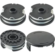 4PCS EPLZON Replacement Spool and Spool Cover Compatible Parkside LIDL PRT 550 A1 B2 C3 Replacement Parts Edge Cutter