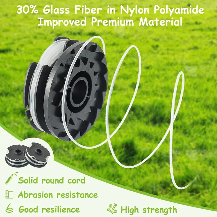 4PCS EPLZON Replacement Spool and Spool Cover Compatible Parkside LIDL PRT 550 A1 B2 C3 Replacement Parts Edge Cutter