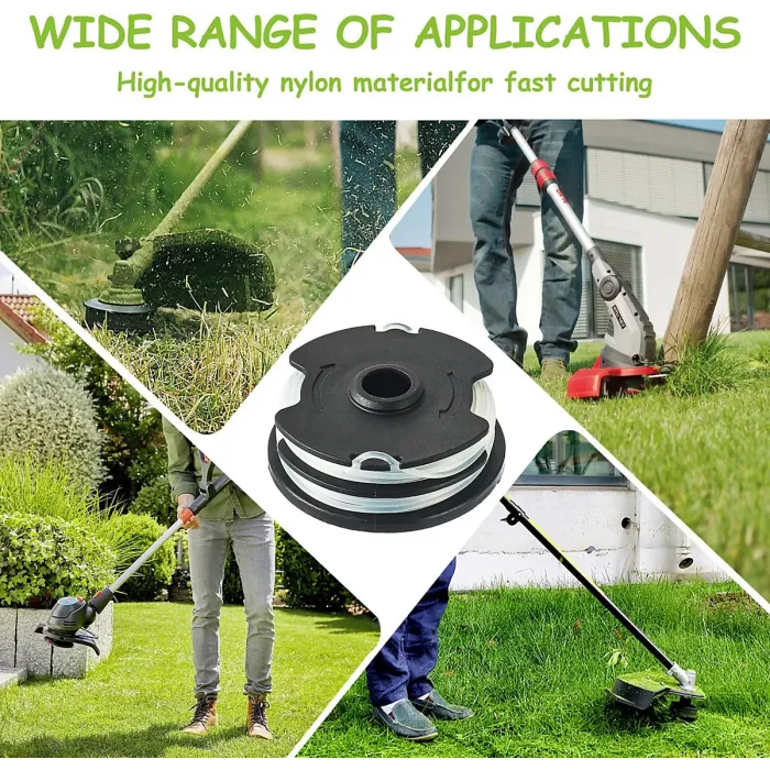 4PCS EPLZON Replacement Spool and Spool Cover Compatible Parkside LIDL PRT 550 A1 B2 C3 Replacement Parts Edge Cutter