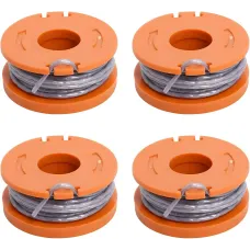 4PCS Strimmer Spool for Mac Allister Spear Jackson Qualcast and Worx Strimmer Wire Trimmer Spool Line