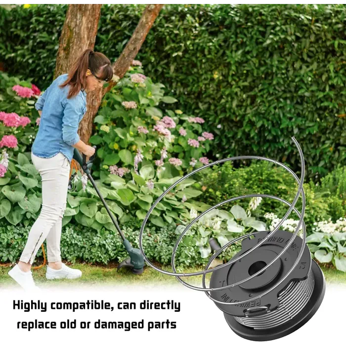 4PCS trimmer Spool Line F016800569 F016800385 String Trimmer Replacement Spool Line 18 23 26 ART 23 SL 26 SL