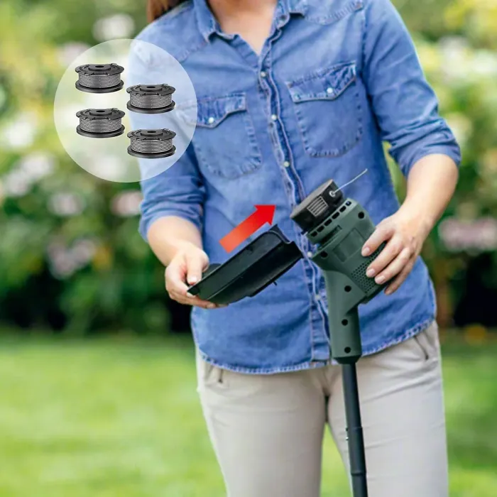 4PCS trimmer Spool Line F016800569 F016800385 String Trimmer Replacement Spool Line 18 23 26 ART 23 SL 26 SL