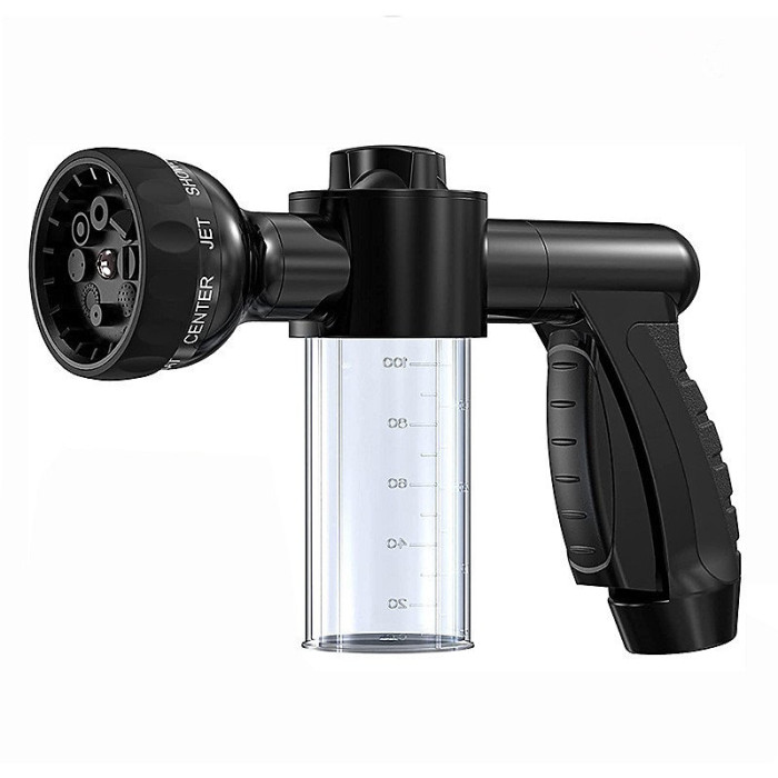 Multi purpose foam high pressure car washing water gun Soap Shampoo Dispenser for Pet Wash and Garden Hose Sprayer Nozzle