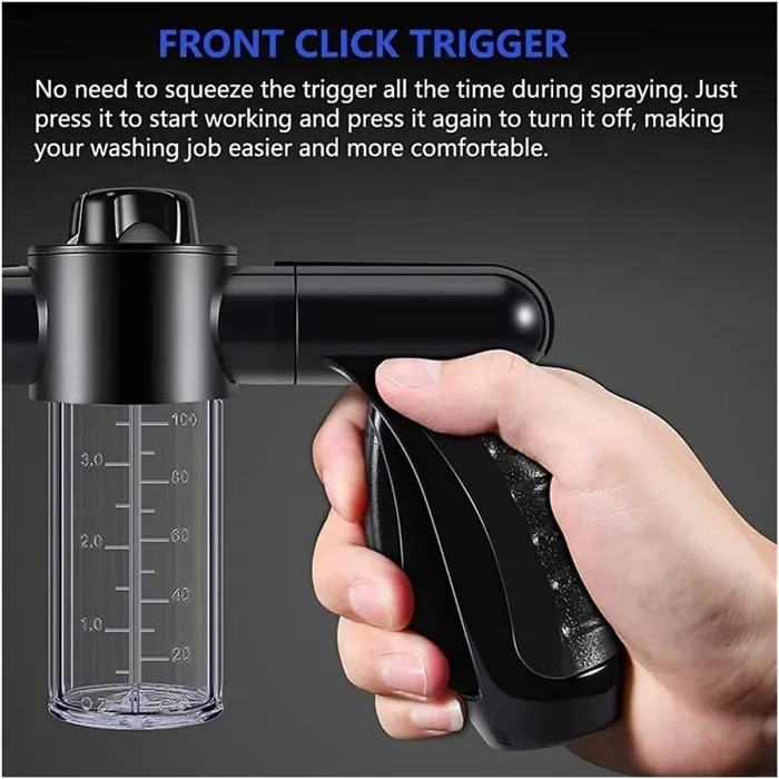 Multi purpose foam high pressure car washing water gun Soap Shampoo Dispenser for Pet Wash and Garden Hose Sprayer Nozzle