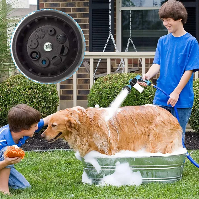 Multi purpose foam high pressure car washing water gun Soap Shampoo Dispenser for Pet Wash and Garden Hose Sprayer Nozzle