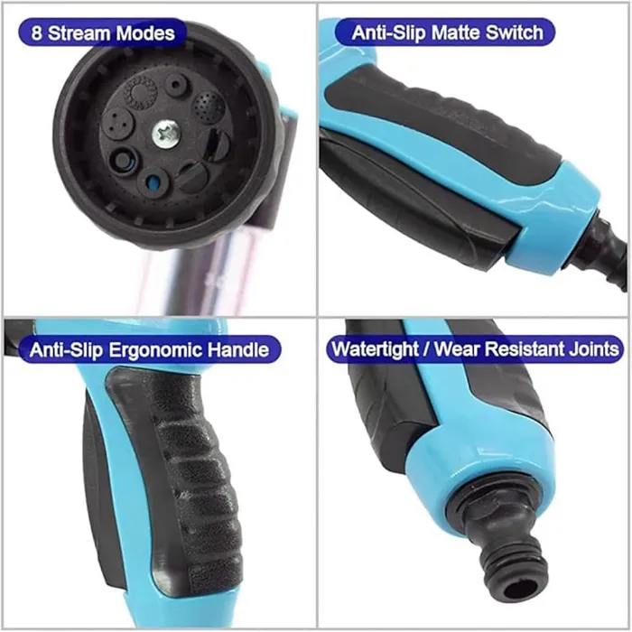 Multi purpose foam high pressure car washing water gun Soap Shampoo Dispenser for Pet Wash and Garden Hose Sprayer Nozzle