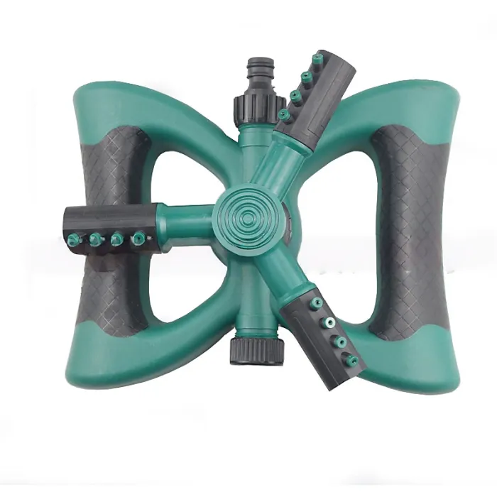 Sprinkler for Yard 360 Degree Rotating Lawn Sprinkler with Base Adjustable Spray Hose Connector for Garden Large Yards