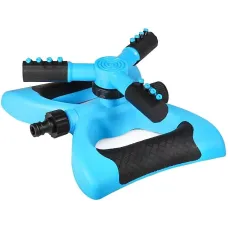 Sprinkler for Yard 360 Degree Rotating Lawn Sprinkler with Base Adjustable Spray Hose Connector for Garden Large Yards