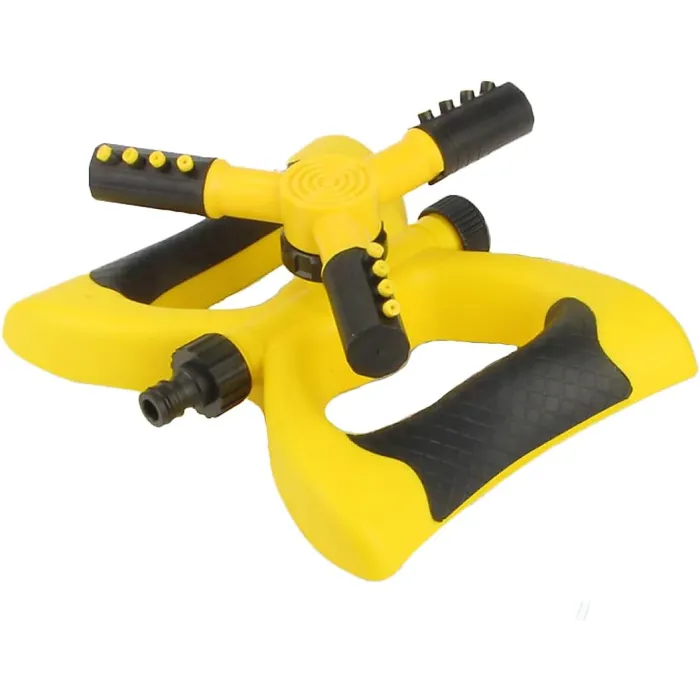 Sprinkler for Yard 360 Degree Rotating Lawn Sprinkler with Base Adjustable Spray Hose Connector for Garden Large Yards