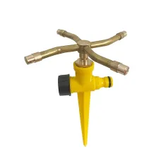 Four Prong 360 Automatic Garden Sprinkler Watering Flower Watering Sprinkler Gardening Tool Sprinkler Lawn Buried Rotary