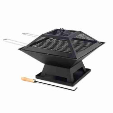 Annibells Steel Fire Pit BBQ / Grill Garden Portable Heater (7236)