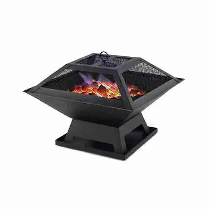 Annibells Steel Fire Pit BBQ / Grill Garden Portable Heater (7236)