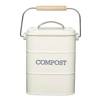 Living Nostalgia Antique Cream Compost Bin