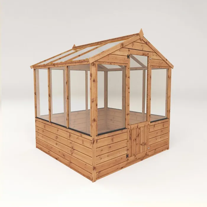 Waltons 6 x 6 Traditional Wooden Greenhouse Apex Potting Shed Tongue and Groove