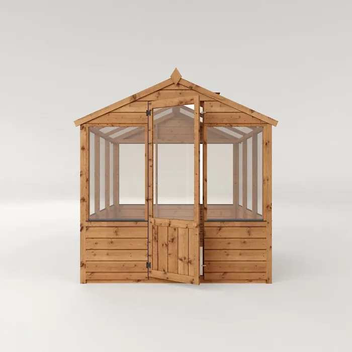 Waltons 6 x 6 Traditional Wooden Greenhouse Apex Potting Shed Tongue and Groove