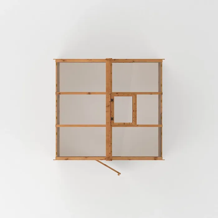 Waltons 6 x 6 Traditional Wooden Greenhouse Apex Potting Shed Tongue and Groove