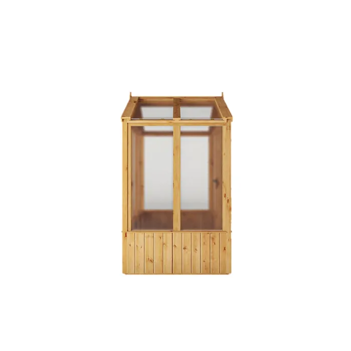 Waltons 4x6 Wooden Greenhouse Apex Growhouse Tongue and Groove - Polycarbonate Glazed