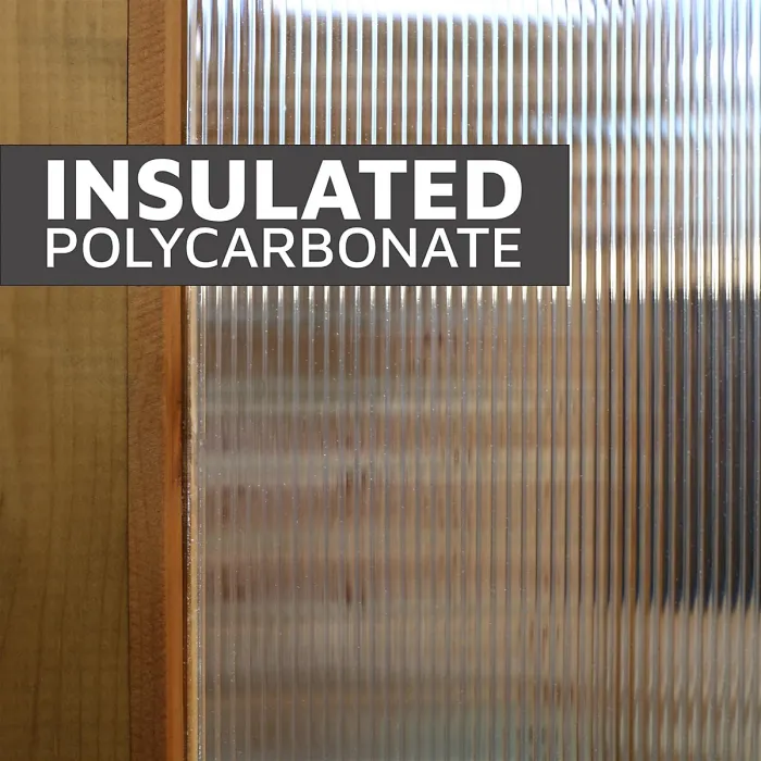 Waltons 6x6 Wooden Greenhouse Apex Growhouse Tongue and Groove - Polycarbonate Glazed