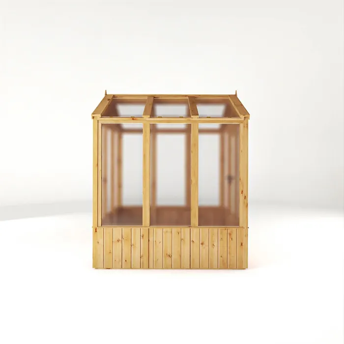 Waltons 6x6 Wooden Greenhouse Apex Growhouse Tongue and Groove - Polycarbonate Glazed