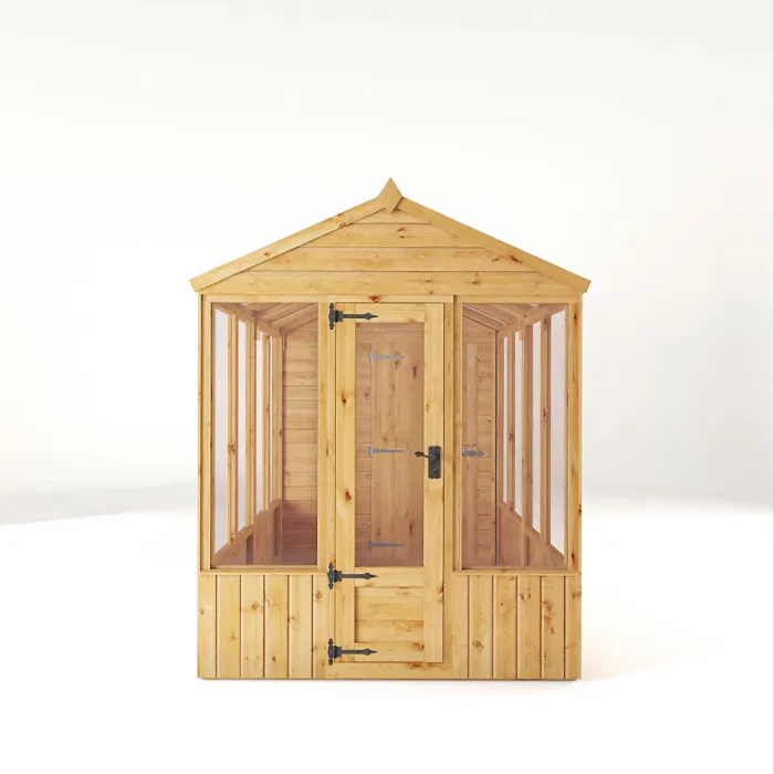 Waltons 14x6 Wooden Combi Greenhouse Shed Apex Styrene Growhouse Tongue and Groove Potting Shed