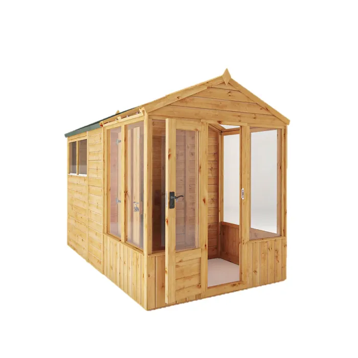 Waltons 10 x 6 Combi Glass Greenhouse Shiplap Apex Garden Potting Shed