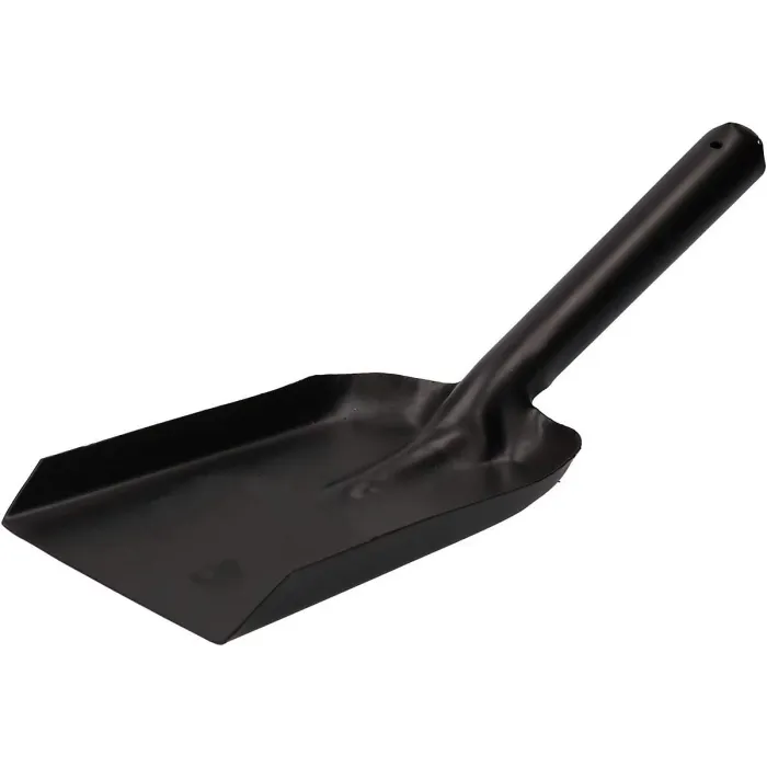 5 inch Steel Shovel Black Metal Small Coal Shovel Fire Accessories Ash Dust Pan