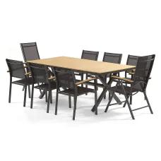Outdoor Garden Venice 2m Folding Dining Collection
